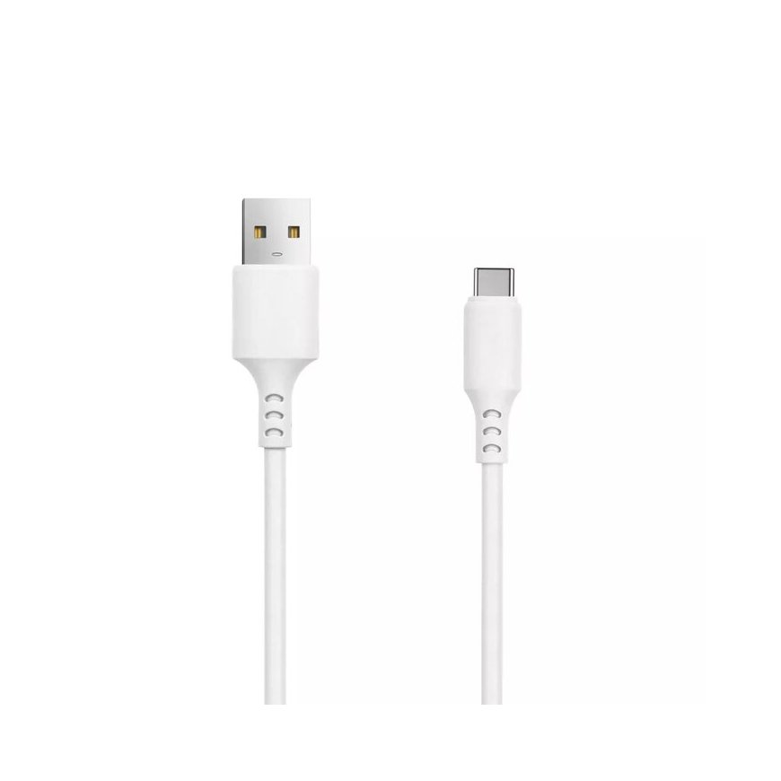 Setty cable USB - USB-C 1,0 m 2A white NEW