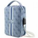 Guess Torba GUHBP4RPSB Organizer niebieski|blue 4G Printed Strip Guess Torba GUHBP4RPSB Organizer niebieski|blue 4G Printed Strip