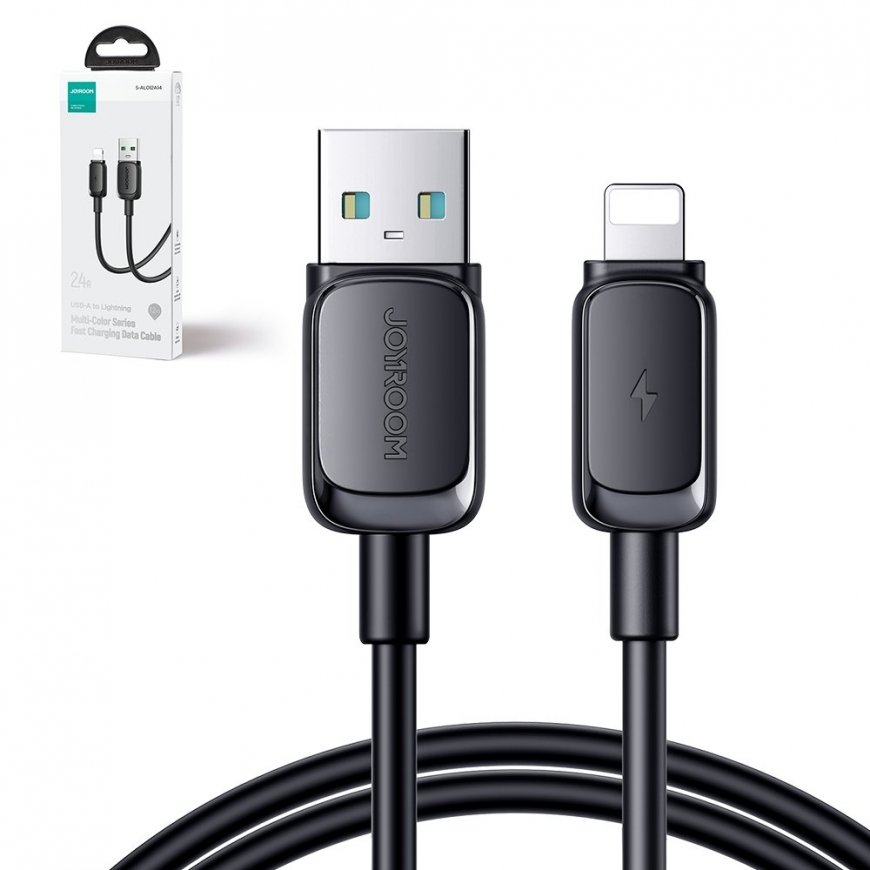 Cable Lightning - USB 2.4A 2m Joyroom S-AL012A14 - black – 2