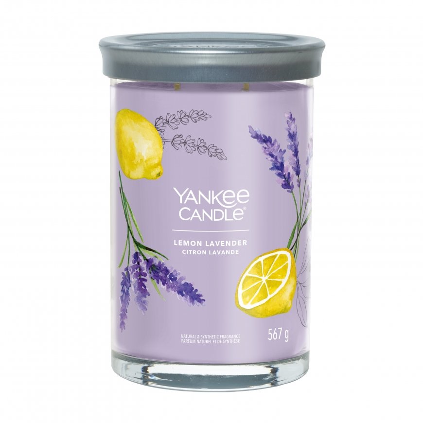 Yankee Candle 1630038E vaska svece Cilindrs Lillā 1 pcs