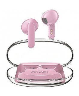 Bluetooth Headphones 5.3 T85 ENC TWS pink