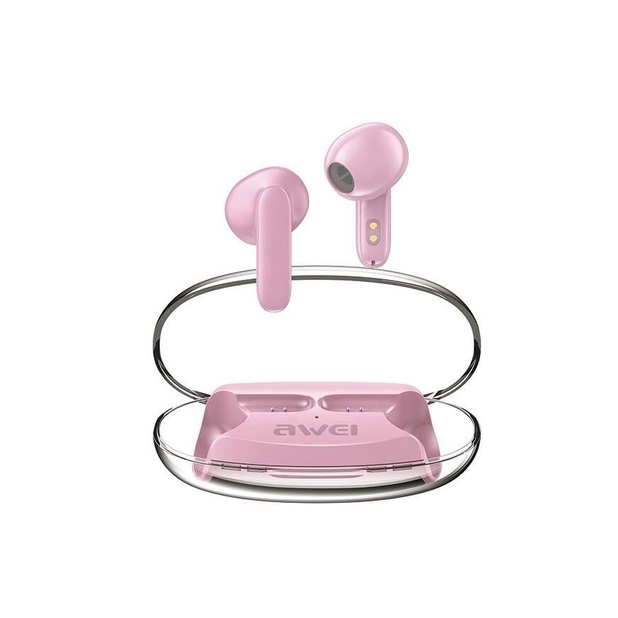 Bluetooth Headphones 5.3 T85 ENC TWS pink – 2
