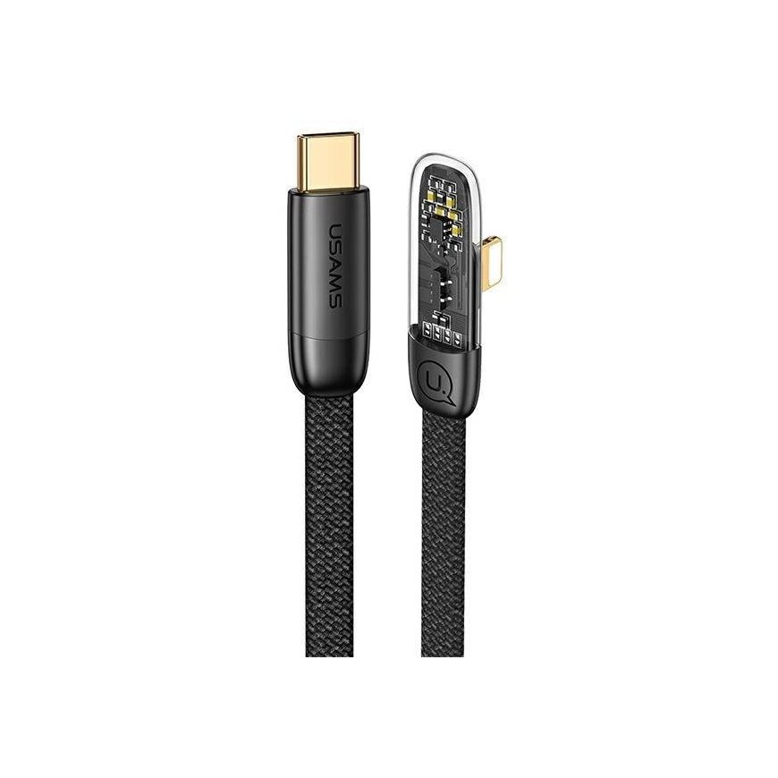 USAMS Kabel kątowy USB-C na Lightning