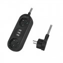 LogiLink LPS262U jatkojohto 1,5 m 2 AC-pistorasia(a) Sisätila Musta LogiLink LPS262U jatkojohto 1,5 m 2 AC-pistorasia(a) Sisätila Musta