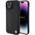 BMW BMHCP15SSLLBK iPhone 15 6.1" czarny|black Leather Hot Stamp BMW BMHCP15SSLLBK iPhone 15 6.1" czarny|black Leather Hot Stamp
