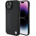 BMW BMHCP15SSLLBK iPhone 15 6.1" czarny|black Leather Hot Stamp BMW BMHCP15SSLLBK iPhone 15 6.1" czarny|black Leather Hot Stamp