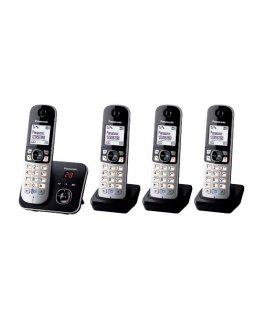 Panasonic KX-TG6824GB puhelin DECT-puhelin Soittajan tunnistus Musta, Hopea