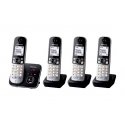 Panasonic KX-TG6824GB puhelin DECT-puhelin Soittajan tunnistus Musta, Hopea Panasonic KX-TG6824GB puhelin DECT-puhelin Soittajan tunnistus Musta, Hopea