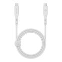 ENERGEA kabel Flow USB-C - USB-C 1.5m biały|white 240W 5A PD Fas