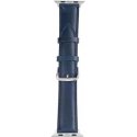 Beline pasek Apple Watch Leather 38|40|41mm niebieski |blue