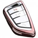 Dux Ducis Car Key Silicone Case For Volkswagen Golf Rose Gold