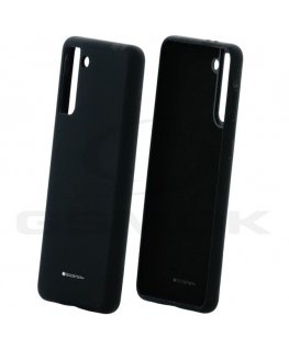 Mercury Silicone Samsung S21+ G996 czarny|black