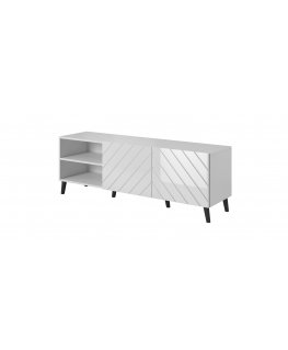 Cama ABETO RTV150 BI telerilaud ja meelelahutuskeskus 3 riiulid