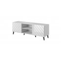 Cama RTV spintelė ABETO 150x42x52 balta/balta blizgi Cama RTV spintelė ABETO 150x42x52 balta/balta blizgi