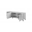 Cama RTV spintelė ABETO 150x42x52 balta/balta blizgi Cama RTV spintelė ABETO 150x42x52 balta/balta blizgi