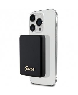 Guess Powerbank indukcyjny 5W GUPBM3ALGSGK 3000mAh czarny|black