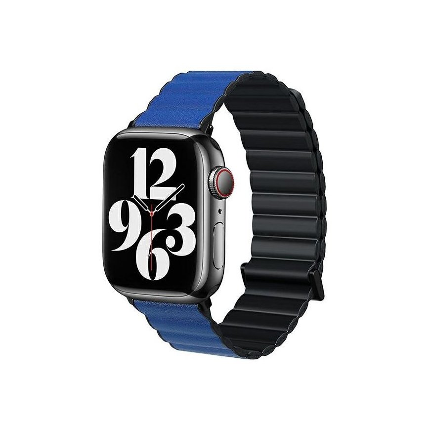 Beline pasek Apple Watch Magnetic Pro 38|40|41mm czarno|niebiesk