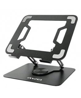 AWEI uchwyt biurkowy X46 rotacyjny na laptopa do 16" czarny|blac