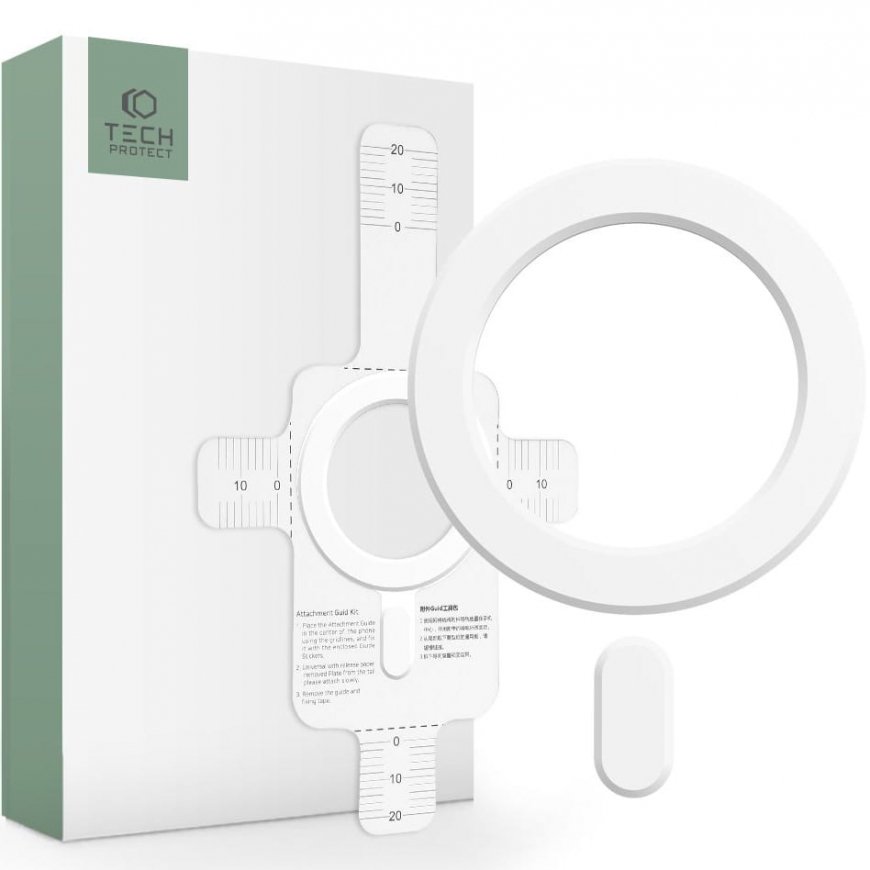 Tech-Protect Magmat Magsafe Biały Magnetic Ring
