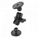 RAM Mounts Universal Double Ball Mount with Two Round Plates RAM Mounts Universal Double Ball Mount with Two Round Plates