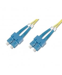 Techly ILWL D9-B-050 optisko šķiedru kabelis 5 m SC OS2 Dzeltens