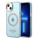 Guess GUHMP13MHTCMB iPhone 13 6,1" niebieski|blue hard case Gold Guess GUHMP13MHTCMB iPhone 13 6,1" niebieski|blue hard case Gold
