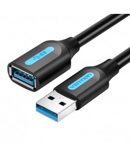 USB 3.0 male to female extension cable Vention CBHBF 1m Black PVC