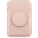 UNIQ Flixa magnetyczny portfel na karty z podpórką różowy|blush UNIQ Flixa magnetyczny portfel na karty z podpórką różowy|blush