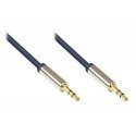Alcasa GC-M0041 audio cable 2 m 3.5mm Blue Alcasa GC-M0041 audio cable 2 m 3.5mm Blue