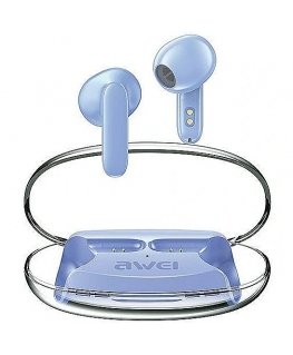 Bluetooth headphones 5.3 T85 ENC TWS blue