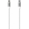 Forever cable USB-C - USB-C 1,2 m 3A 20W WHP12320 white Forever cable USB-C - USB-C 1,2 m 3A 20W WHP12320 white