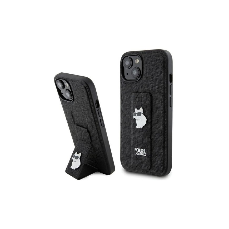 Karl Lagerfeld KLHCP15SGSACHPK iPhone 15 6.1" czarny|black hardc
