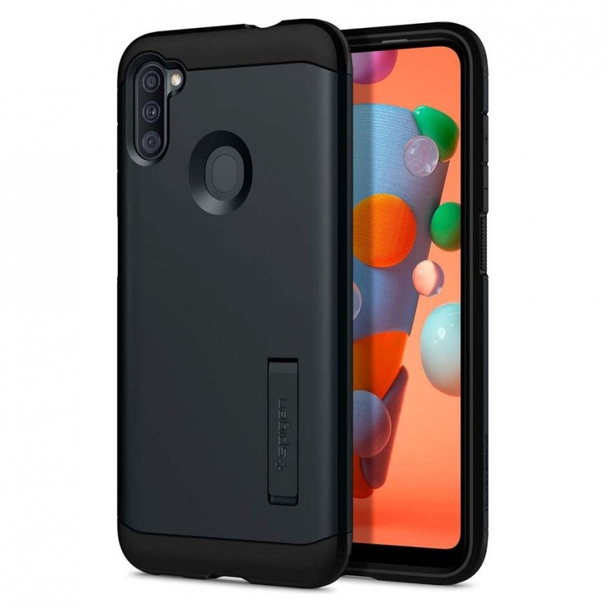 Spigen Armor XP matkapuhelimen suojakotelo 16,3 cm (6.4") Suojus Musta, Metallinen