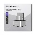Qoltec 5316 2x HDD / SSD docking station | 2.5 "/3.5" SATA | USB 3.0 | Clonning Qoltec 5316 2x HDD / SSD docking station | 2.5 "/3.5" SATA | USB 3.0 | Clonning