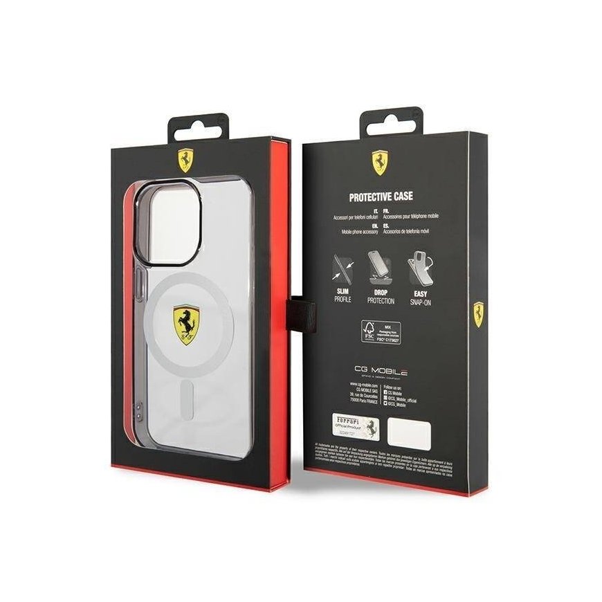 Ferrari FEHMP14LURKT iPhone 14 Pro 6,1" przezroczysty|transparen – 2