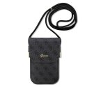 Guess PU 4G Metal Logo Script Phone Bag Black Guess PU 4G Metal Logo Script Phone Bag Black