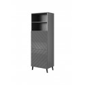 Cama Cabinet ABETO 60x40x176,5 cm graphite/glossy graphite Cama Cabinet ABETO 60x40x176,5 cm graphite/glossy graphite