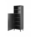 Cama Cabinet ABETO 60x40x176,5 cm graphite/glossy graphite Cama Cabinet ABETO 60x40x176,5 cm graphite/glossy graphite