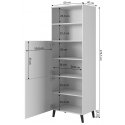 Cama ABETO WIT GR dzīvojamās istabas skapis Glabāšanas skapis Cama ABETO WIT GR dzīvojamās istabas skapis Glabāšanas skapis