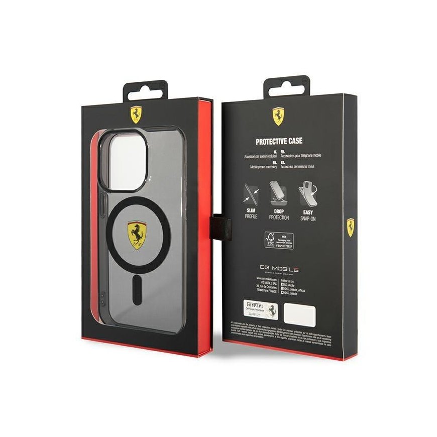 Ferrari FEHMP14XURKK iPhone 14 Pro Max 6.7" czarny|black hardcas – 2