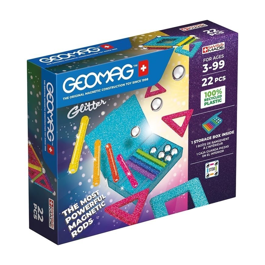 Geomag Glitter Panels Recycled Neodīma magnēta