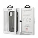 Guess PU Saffiano Triangle Case for iPhone 13 mini Silver Guess PU Saffiano Triangle Case for iPhone 13 mini Silver