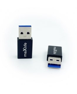 MaXlife OEM0002301 cable gender changer USB-C USB-A Black