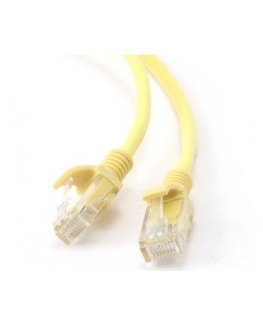 Gembird Patch Cord Cat.5e UTP 1.5m networking cable Yellow Cat5e U/UTP (UTP)