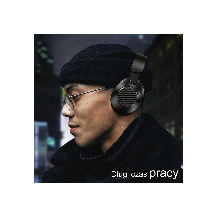 AWEI słuchawki nauszne Bluetooth A997BL czarny|black
