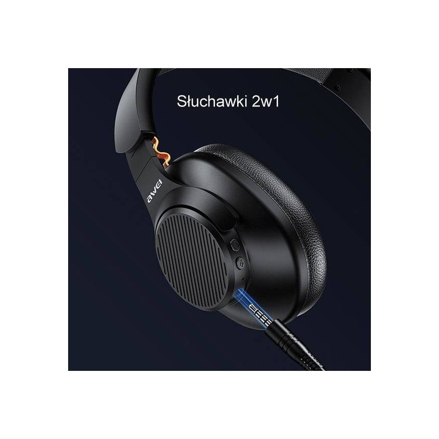 AWEI słuchawki nauszne Bluetooth A997BL czarny|black – 2