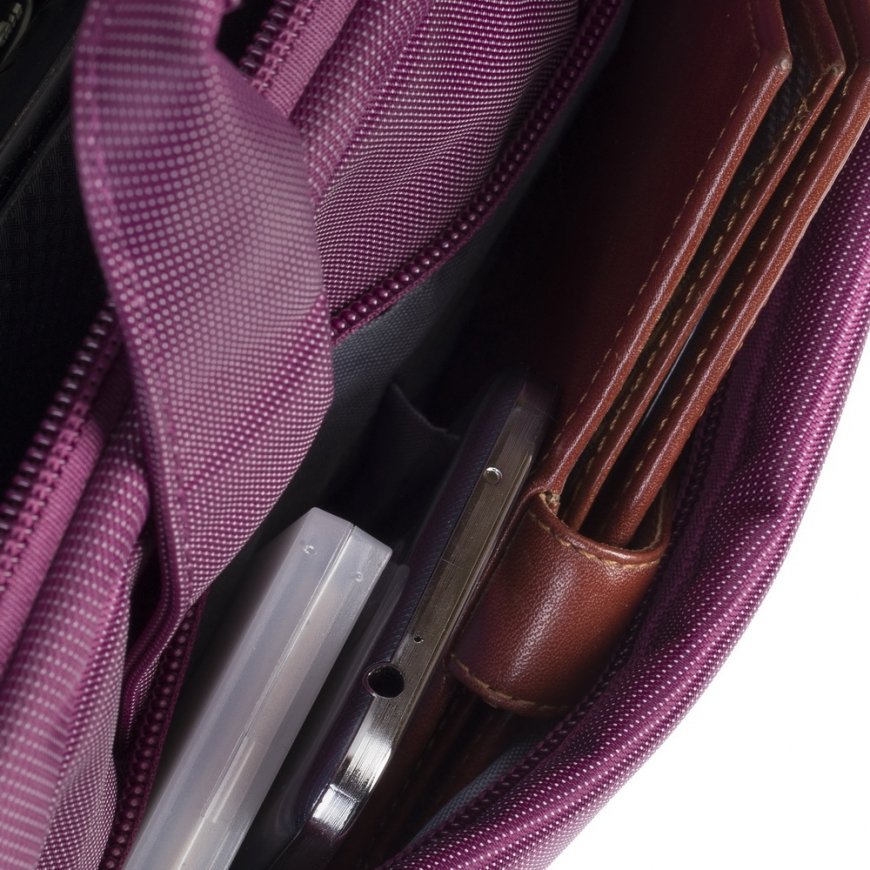Rivacase Central 25.6 cm (10.1") Briefcase Purple – 5