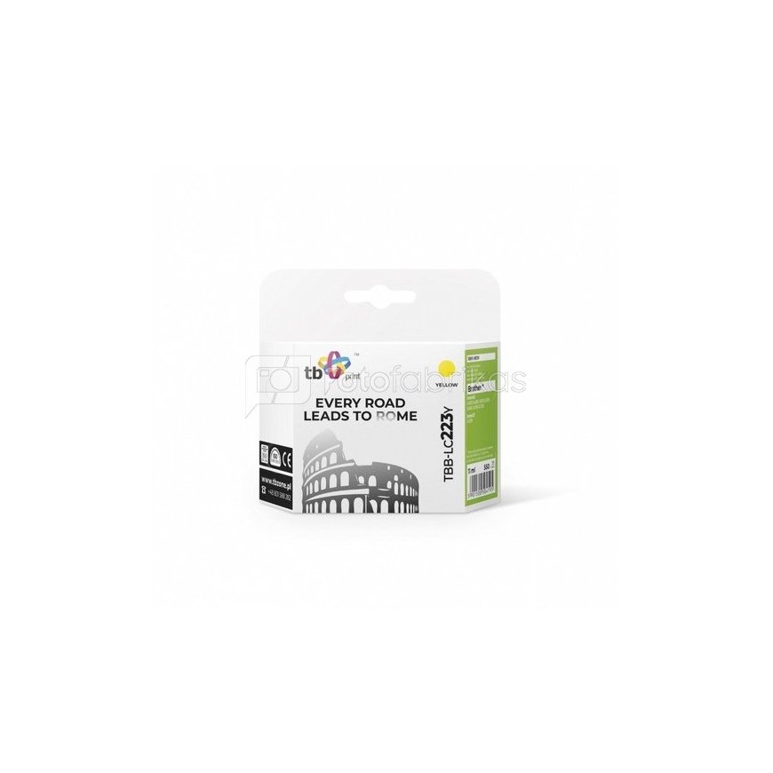 Ink for Brother LC223 TBB-LC223Y YE