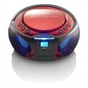 Lenco SCD-550 Skaitmeninis 3,6 W FM Raudona MP3 atkūrimas