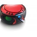 Lenco SCD-550 Digitaalinen 3,6 W FM Punainen MP3-toisto